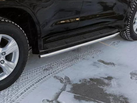 Защита порогов 50,8 мм (бензин/дизель) Компания ТСС LEXLX450d15-10 Lexus LX570 2015-