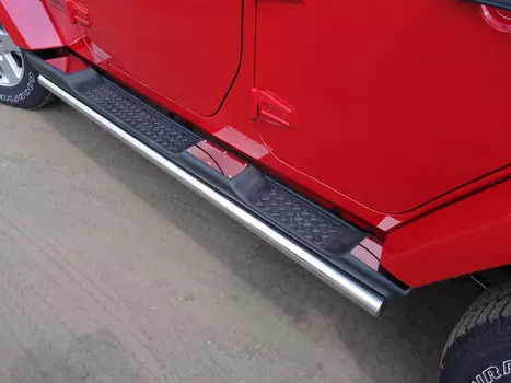 Защита порогов 60,3 мм Компания ТСС JEEPWRAN3D(3.6)14-11 Jeep Wrangler 2014 - 2017