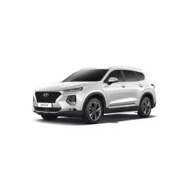 Защита порогов d57 (нержавеющая сталь, серебристый) Rival R.2312.003 Hyundai Santa Fe 2018 -