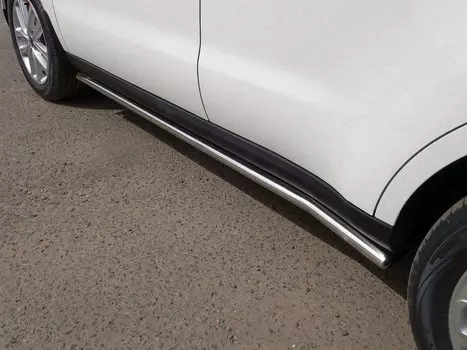 Защита порогов труба TCC KIASOUL17-18 Kia Soul 2017-2019