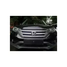 Защита радиатора, чёрная (2.0) Allest HCR-V.black Honda CRV 2012 - 2014