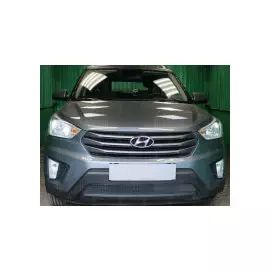 Защита радиатора, чёрная Allest HCRE16.black Hyundai Creta (ix25) 2015-