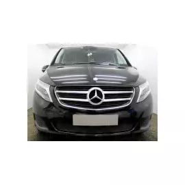 Защита радиатора, чёрная Allest MBV14.black Mercedes V-Class 2015-