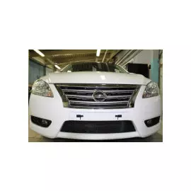 Защита радиатора, чёрная Allest NISSENT.black Nissan Sentra 2014 - 2016