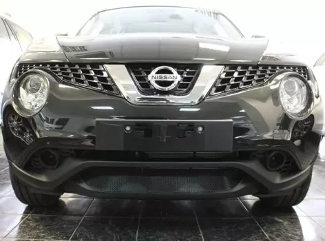 Защита радиатора, чёрная Allest NJUK14.black для NISSAN Juke (2010 - по н.в.)