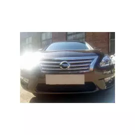 Защита радиатора, чёрная Allest NTENL33.black Nissan Teana 2014 - 2016