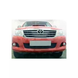 Защита радиатора, чёрная Allest TOYHIL11.black Toyota Hilux 2012 - 2014