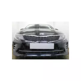 Защита радиатора, чёрная (GT / GT-Line) Allest KOPGT15.black KIA Optima 2016-