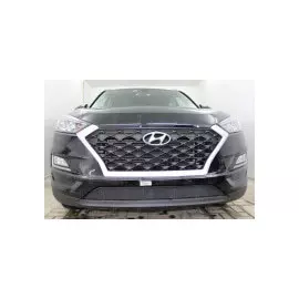 Защита радиатора, чёрная, низ Allest HTUS18.black Hyundai Tucson 2018-