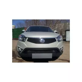 Защита радиатора, чёрная, низ Allest SYAC13.bot.black Ssangyong Actyon 2014-