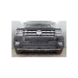 Защита радиатора, чёрная, низ Allest VWTER17.bot.black Volkswagen Teramont 2018-