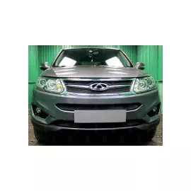 Защита радиатора, чёрная, верх Allest CHTIG5.top.black Chery Tiggo 5 2014 - 2016