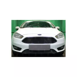 Защита радиатора, чёрная, верх Allest FFOCIII14.top.black Ford Focus III 2015-