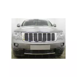 Защита радиатора, чёрная, верх Allest JGCH10.top.black Jeep Grand Cherokee 2011 - 2012