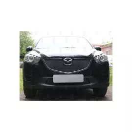 Защита радиатора, чёрная, верх Allest MAZCX15.top.black Mazda CX-5 2015 - 2016