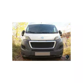 Защита радиатора, чёрная, верх Allest PEUBOX14.top.black Peugeot Boxer 2014-