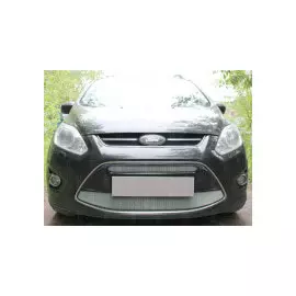 Защита радиатора, хром (2 части) Allest FCMAX10.chrome Ford C-Max 2010 - 2014