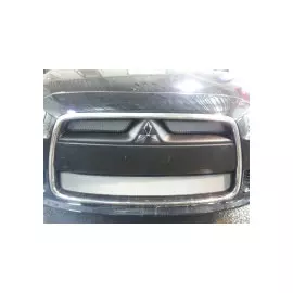 Защита радиатора, хром (2 части) Allest MITL11.chrome Mitsubishi Lancer 2011 - 2014