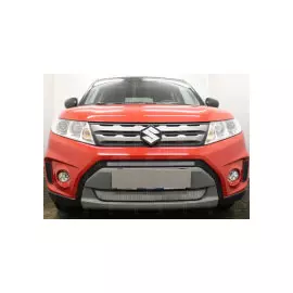 Защита радиатора, хром (2 части) Allest SUZV14.chrome Suzuki Vitara 2015 - 2018