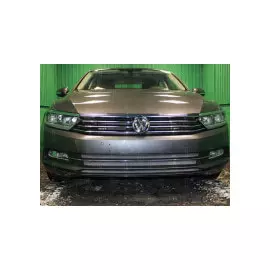 Защита радиатора, хром (3 части) ( B8 1.8 TSI) Allest WVB8.1.chrome Volkswagen Passat (B8) 2015-