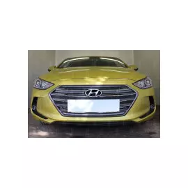 Защита радиатора, хром (5 частей) Allest HELAN15.chrome Hyundai Elantra 2016-