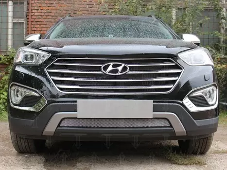 Защита радиатора, хром Allest HGRANSF.chrome для HYUNDAI Grand Santa Fe (2012 - 2016)