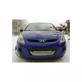 Защита радиатора, хром Allest Hi20.chrome Hyundai i20 2009 - 2012