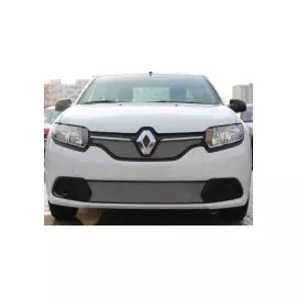 Защита радиатора, хром, низ (Access, Confort) Allest RLOG14.bot.chrome Renault Logan 2014 - 2018