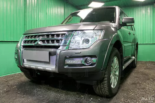 Защита радиатора Optimal, хром, низ Allest MITPIV15.OPTIMAL.bot.chrome для Mitsubishi Pajero IV 2006-
