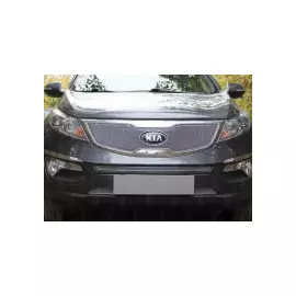 Защита радиатора Optimal, хром, середина Allest KSPO10.OPTIMAL.mid.chrome KIA Sportage 2010 - 2015