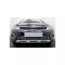 Защита радиатора Premium, чёрная Allest KRIOX.PREMIUM.black KIA Rio X-Line 2017-