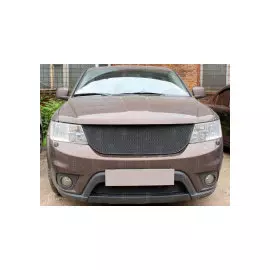 Защита радиатора Premium, чёрная, низ Allest FIFREE13.bot.black Fiat Freemont 2011 - 2015