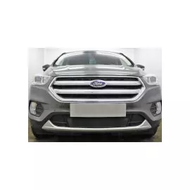 Защита радиатора Premium, чёрная, низ Allest FKUG16.PREMIUM.bot.black Ford Kuga 2017-