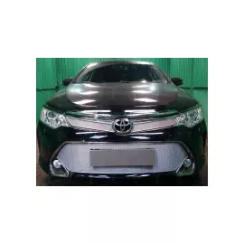 Защита радиатора Premium, хром, верх Allest TCAMXV55.PREMIUM.top.chrome Toyota Camry 2014 - 2017