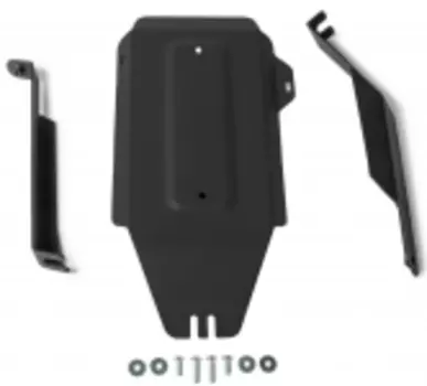 Защита редуктора + комплект крепежа, АвтоБРОНЯ, Сталь, Haval F7 2019 -