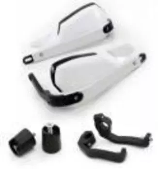 Защита рук (плаcтик, белый) Savage SAVAGE-0189-05 для BMW R1200GS LC F800GS F650GS TWINS F700GS
