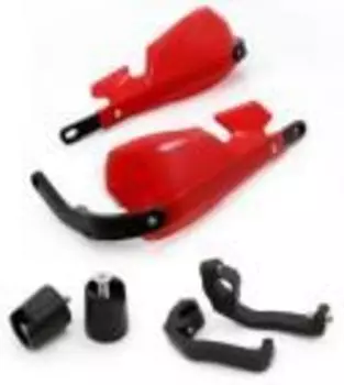 Защита рук (плаcтик, красный) Savage SAVAGE-0189-04 для BMW R1200GS LC