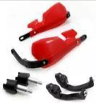 Защита рук (пластик, красный) Savage SAVAGE-0223-04 для BMW R1200GS 2008-2012