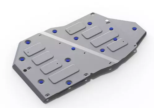 Защита топливного бака (алюминий, толщина 4 мм) Rival 333.5862.1 для Volkswagen Teramont 2017 -