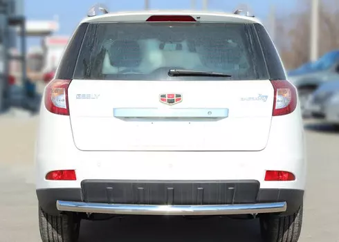 Защита заднего бампера (диаметр 60 мм) Технотек GLX7_3 для Geely Emgrand X7 2017 -