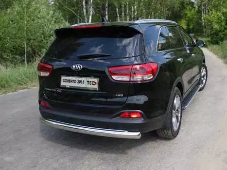 Защита задняя (овальная длинная) TCC KIASOR15-19 Kia Sorento Prime 2018