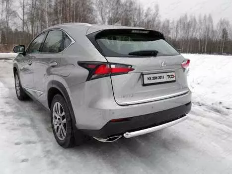 Защита задняя TCC LEXNX20015T-16 Lexus NX 2017