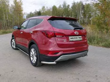 Защита задняя (уголки) TCC HYUNSF4WD15-17 Hyundai Santa Fe 2018