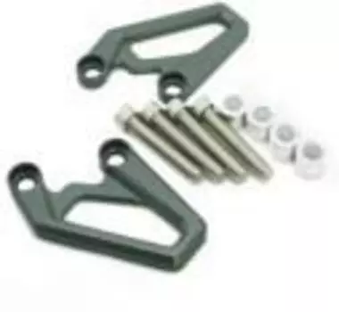 Защитная крышка переднего суппорта (алюминий, черный) Savage SAVAGE-0180-03 для BMW F800GS 2013-2017