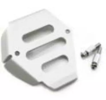 Защитная крышка выпускного клапана (алюминиевый сплав, серебристый) Savage SAVAGE-0233-02 для BMW R1200GS 2008-2012