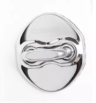 Защитная накладка для дверного замка сталь серебро (серебристый) Changan CS35 Plus 2019-