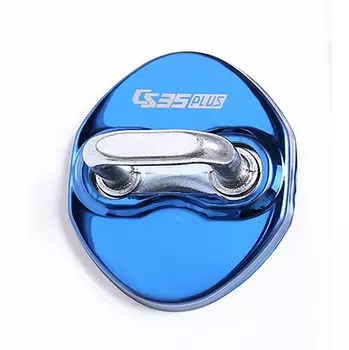 Защитная накладка для дверного замка сталь (синий) Changan CS35 Plus 2019-