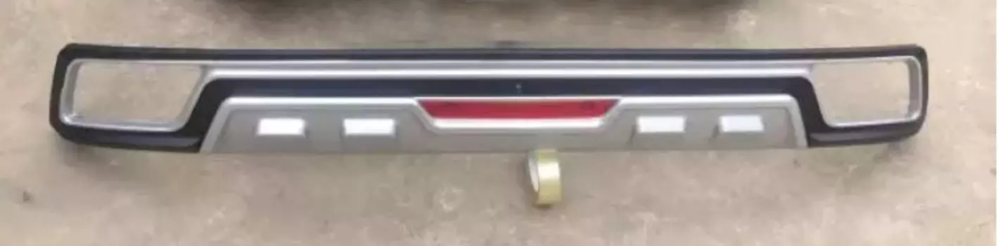 Защитная накладка на задний бампер для FAW Besturn Х40 (2018, 2019, 2020)