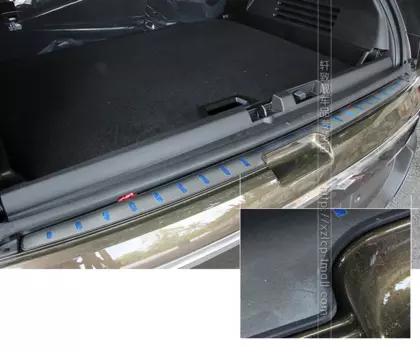 Защитная накладка на задний бампер для Peugeot 3008 (2009 - 2014)