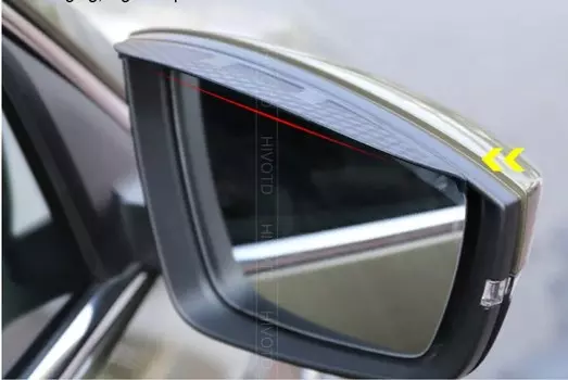 Защитная накладка (от влаги) на зеркало боковое Skoda KODIAQ 2017-